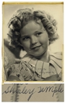 Shirley Temple Large 11 x 14 Signed Photo